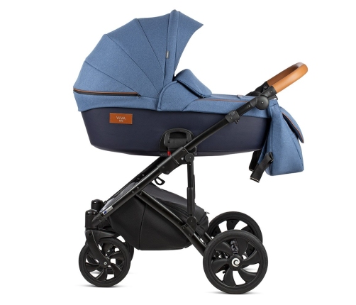 TUTIS VIVA Life Blue Indigo 076 Bērnu Ratiņi 3in1