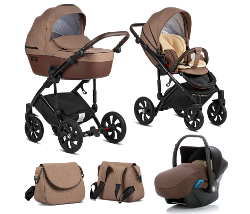 TUTIS VIVA Life Deep Taupe 078 Детская Коляска 3in1