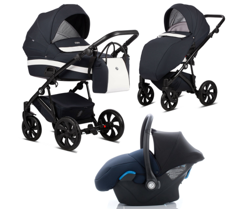 TUTIS Zippy 155 Navy Bērnu Ratiņi 3in1