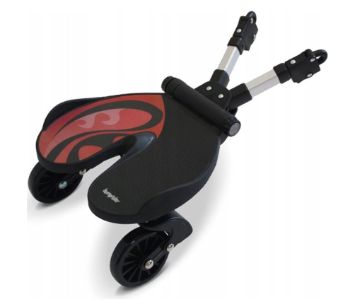 Универсальная подножка для второго ребёнка для коляски Bumprider Black/red