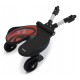 Универсальная подножка для второго ребёнка для коляски Bumprider Black/red