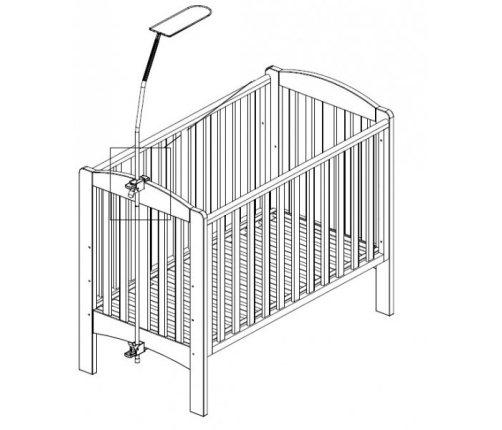 Universāls statīvs baldahīnam TROLL Canopy holder 0010