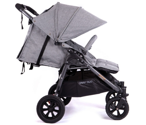 Valco Baby Snap Duo Sport Tailor Made Dove Grey Dvīņu Ratiņi