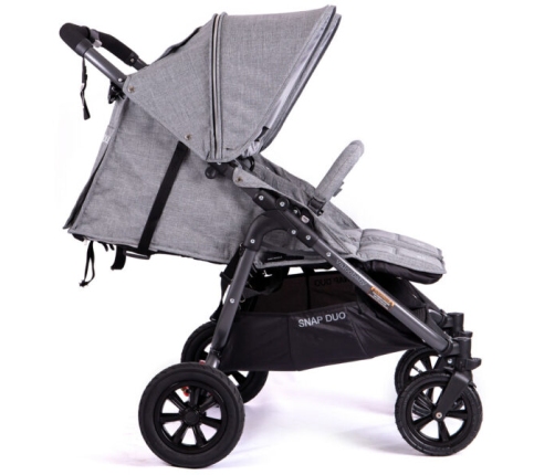 Valco Baby Snap Duo Sport Tailor Made Dove Grey Dvīņu Ratiņi