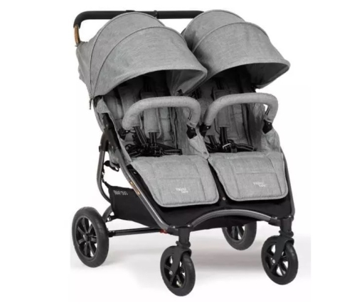 Valco Baby Snap Duo Sport Tailor Made Grey Marle Dvīņu Ratiņi