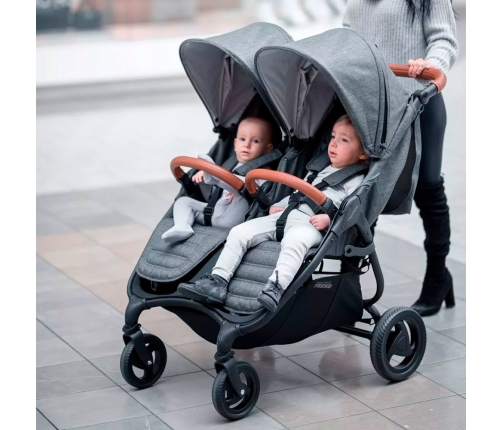 Valco Baby Snap Duo Trend Tailormade Grey Marble Коляска для двойняшек