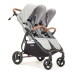 Valco Baby Snap Duo Trend Tailormade Grey Marble Dvīņu Ratiņi