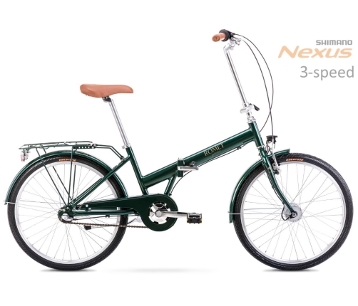 Velosipēds Romet Jubilat Eco 24 Alu Classic 15 Green