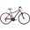Велосипед Romet Orkan D violet pink 17M