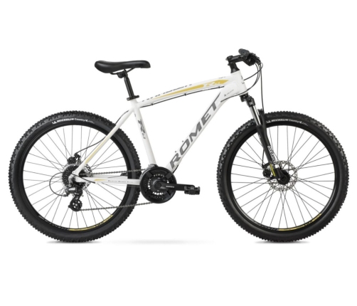 Велосипед Romet Rambler R6.3 26 18L white/gold