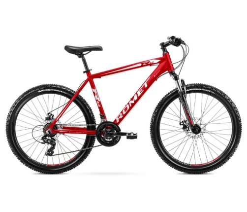 Vīriešu velosipēds Romet Rambler R6.1 26 17M red/white