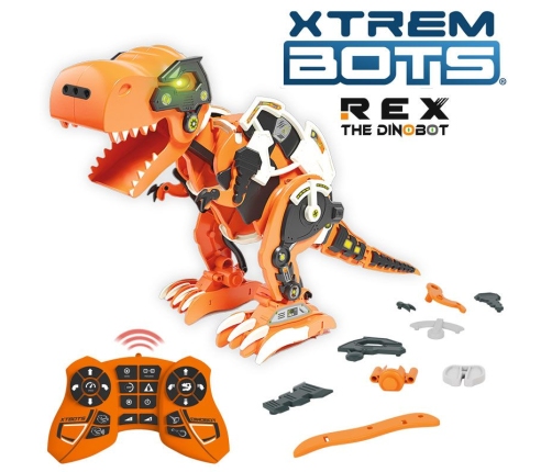 XtremBots Rex the Dino bot Dinozaurs Robots ar pulti