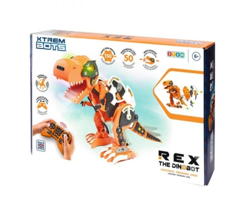 XtremBots Rex the Dino bot Dinozaurs Robots ar pulti