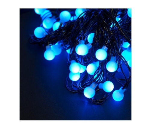 Ziemassvētku virtene Burbuļi Blue 100 LED 11 m