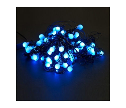 Ziemassvētku virtene Burbuļi Blue 200 LED 17 m