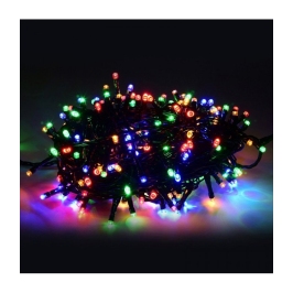 Ziemassvētku virtene Multicolor 300 LED 25,5 m