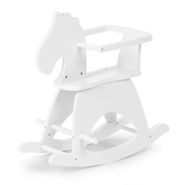 Zirdziņš-šūpulis Childhome Rocking Horse White