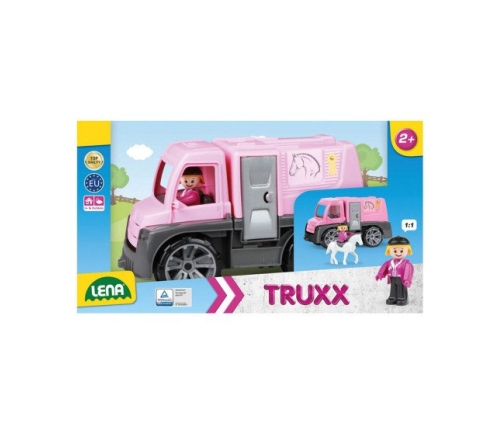 Фургон для лошадей с человечком и лошадью Truxx 29 cm Чехия L04458 в коробке