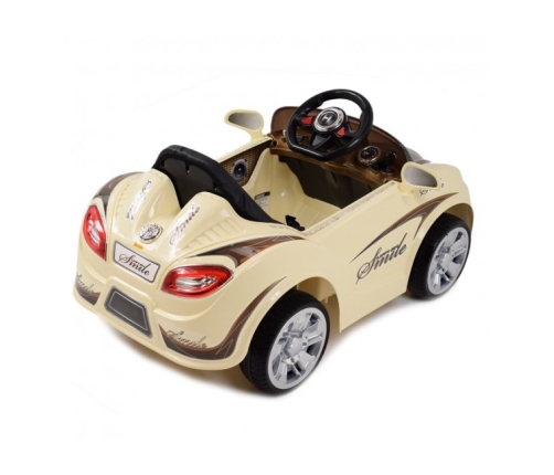 Bērnu Elektroauto ar pulti ROADSTER SMILE Brown