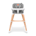 Lionelo KOEN 2in1 grey stone Стульчик для кормления