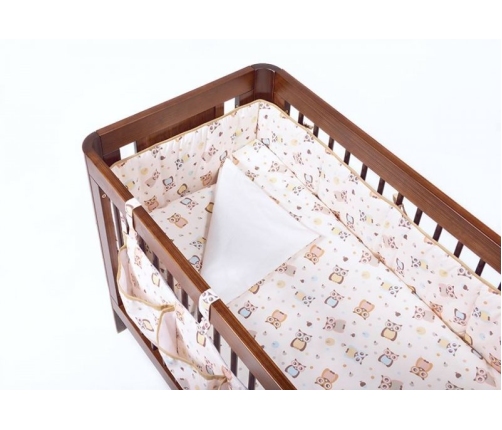 Gultas Apmale 300 cm TROLL Owls 3 side Bumper for cot