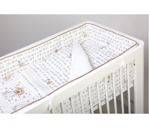 Aizsargs šūpulim 260 cm TROLL Bear 4 side Bumper for crib