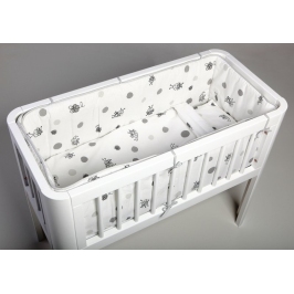 Aizsargs šūpulim 260 cm TROLL Bee 4 side Bumper for crib