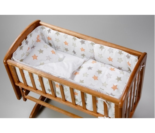 Aizsargs šūpulim 260 cm TROLL Star 4 side Bumper for crib