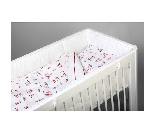 Aizsargs šūpulim 260 cm TROLL Uni 4 side Bumper for crib