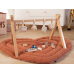 Pазвивающий коврик 120 cм Childhome Heart Terracotta