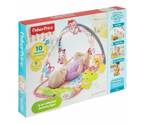 Aktivitātes paklājs Fisher Price Pink OOP Gym DFP64