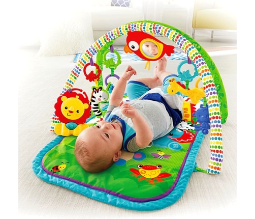 Aktivitātes paklājs Fisher Price Rainforest Friends 3in1 Musical Activity Gym CHP85