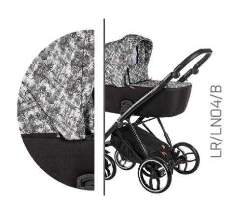 Baby Merc La Rosa LRL/LN04/B Детская Коляска 2 в 1