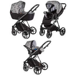 Baby Merc La Rosa LRL/LN04/B Bērnu Ratiņi 3in1 Baby Merc La Rosa LRL/LN04/B Bērnu Ratiņi 3in1