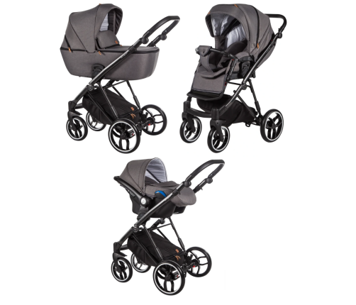 Baby Merc La Rosa LRL/LN06/B Детская Коляска 3 в 1