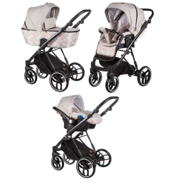 Baby Merc La Rosa LRL/LN11/B Детская Коляска 3 в 1