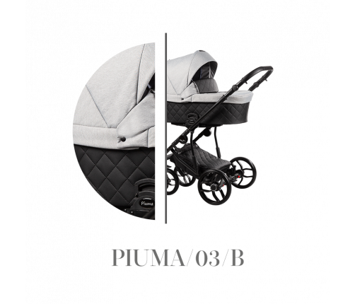 Baby Merc Piuma 03B Детская Коляска 3 в 1