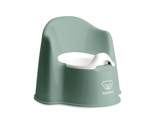 BABYBJORN POTTY CHAIR Детский горшок-стул Deep green/ white 055268