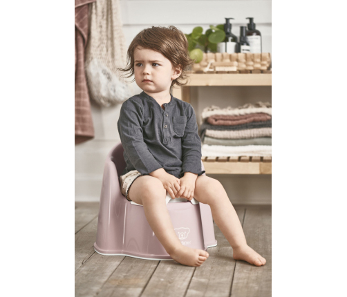 BABYBJORN POTTY CHAIR Детский горшок-стул Powder pink/ white 055264