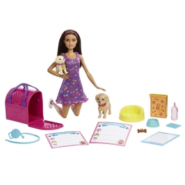 Barbie Adopt-a-Pup Playset Latina Кукла HKD86 Barbie Adopt-a-Pup Playset Latina Кукла HKD86