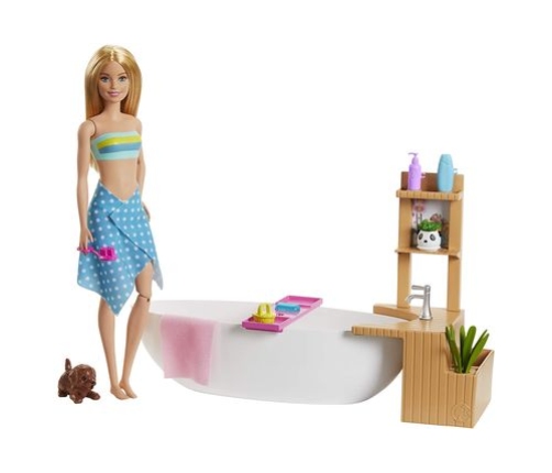 Barbie Bathtub Playset кукла с ванной GJN32