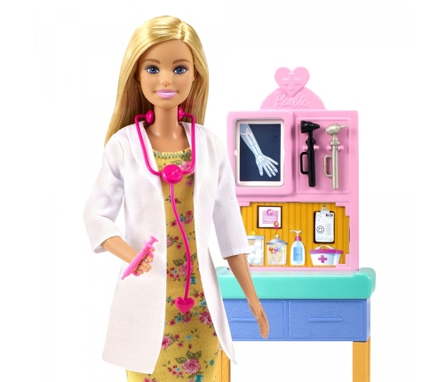 Barbie Career Doll Asst. Pediatrician Kукла GTN51