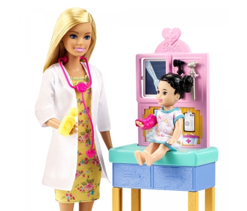 Barbie Career Doll Asst. Pediatrician Kукла GTN51