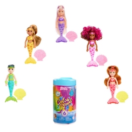 Barbie Color Reveal Chelsea Rainbow Mermaid lelle HCC75 Barbie Color Reveal Chelsea Rainbow Mermaid lelle HCC75