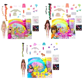 Barbie Color Reveal Neon Tie-Dye + 25 Surprises HCD25 Kукла Barbie Color Reveal Neon Tie-Dye + 25 Surprises HCD25 Kукла