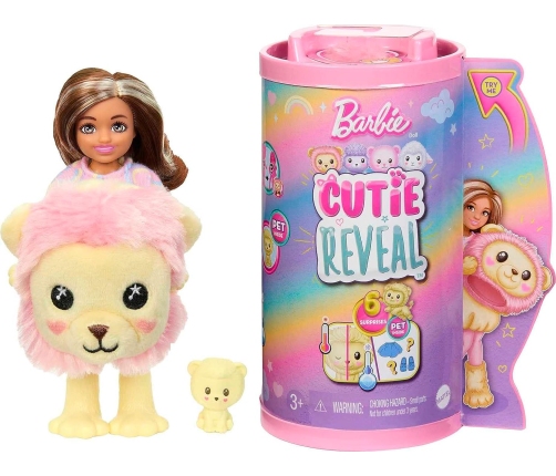 Barbie Cutie Reveal Cosy Cute Tees Series Chelsea Lion HKR21 Lelle