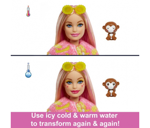 Barbie Cutie Reveal Jungle Friends Monkey HKR01 Kукла