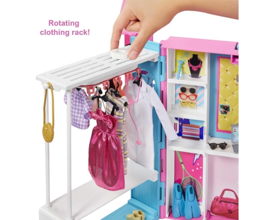 Barbie Dream Closet lielais leļļu skapis GBK10