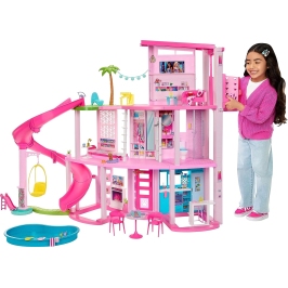 Barbie Dreamhouse 2023 + 75 Accessories HMX10 Leļļu māja Barbie Dreamhouse 2023 + 75 Accessories HMX10 Leļļu māja