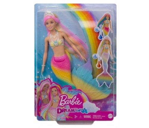 Barbie Dreamtopia lelle nāriņa maina krāsu